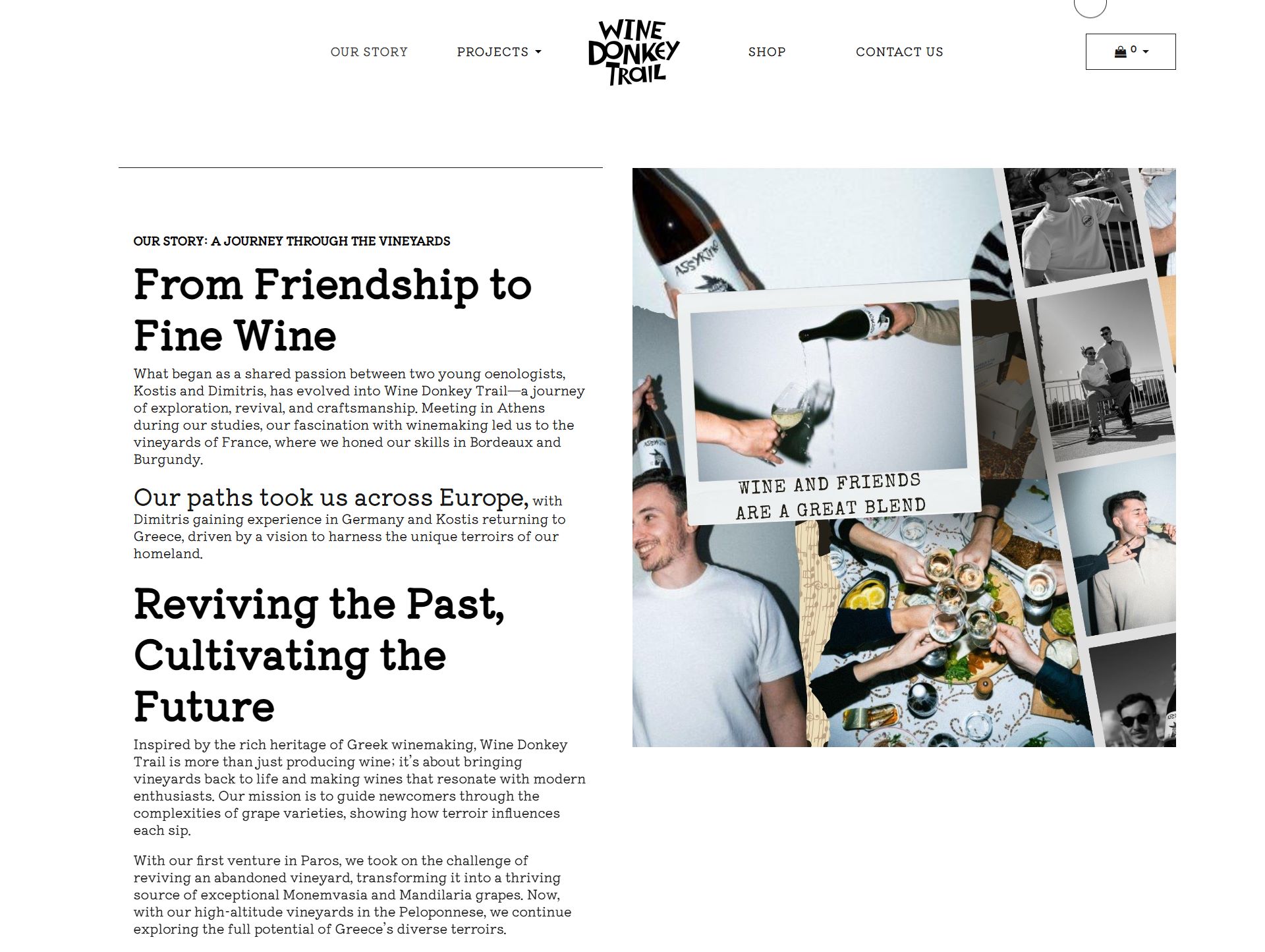Wine Donkey Trail by berries on the web